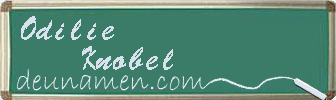 Odilie Knobel Visitenkarte